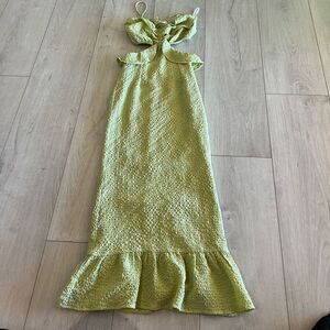 Sabo skirt khalia sage green floral wrap dress Size 0